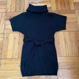 H&M Divided Cowl-Neck Short Sleeve Sweater Dress